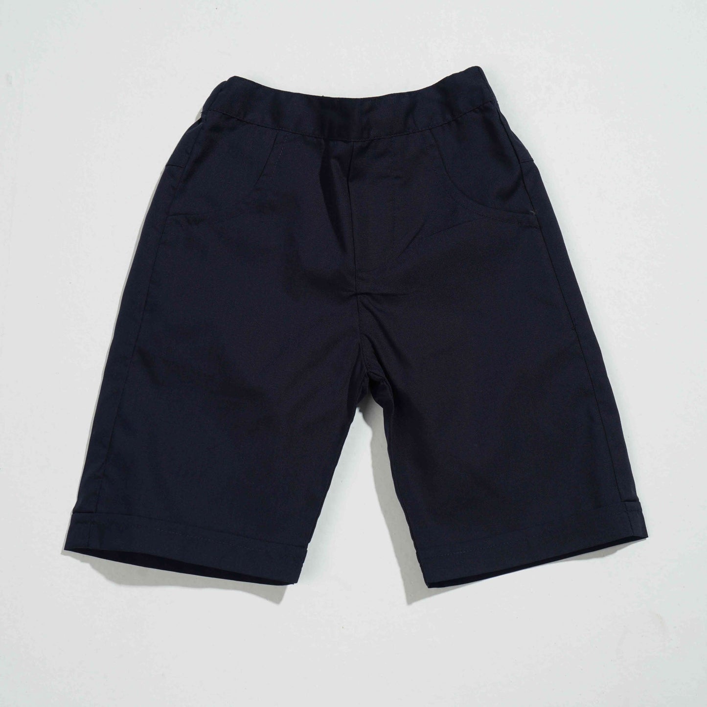 NEW BORN BOYS SHIRT- NAVY PRINT