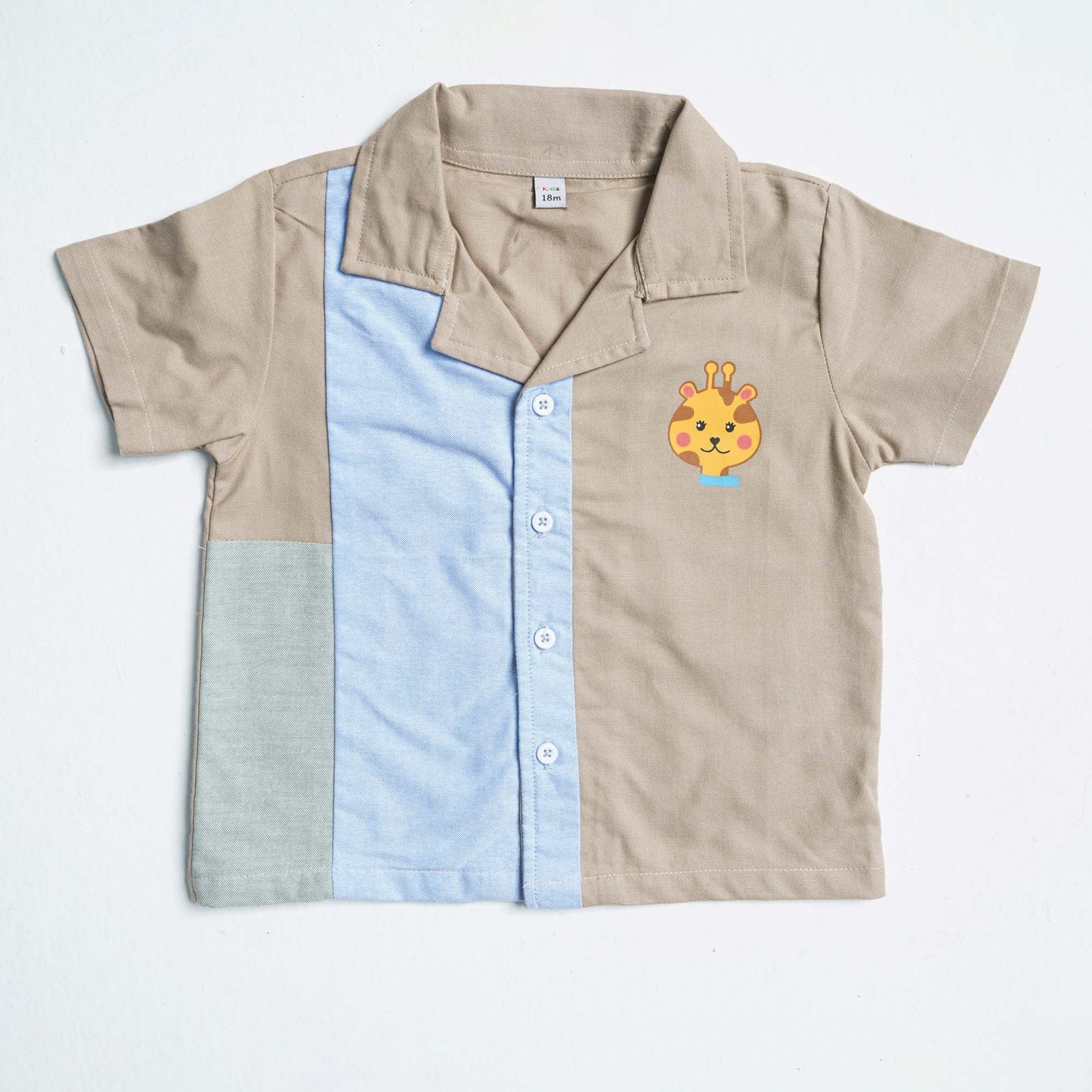 Newborn Boy's Grey Cotton Two Piece Set