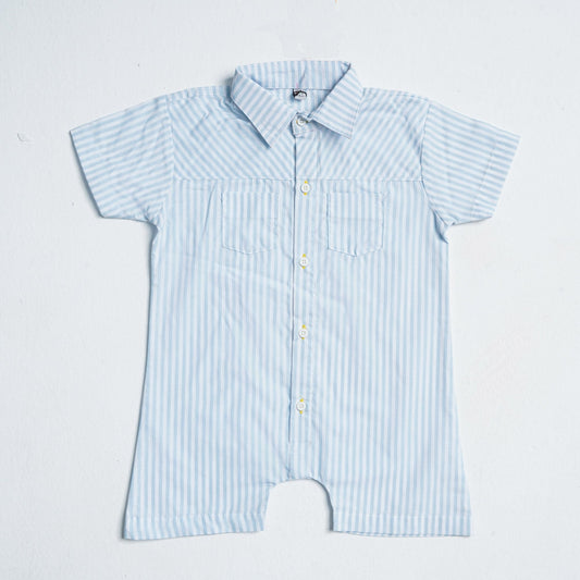 Newborn Boy's Cotton Romper
