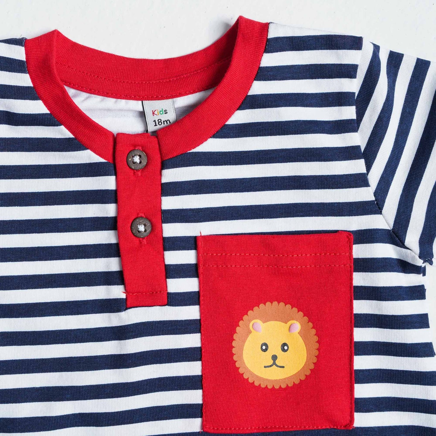 Newborn Boy's Navy Stripe Set