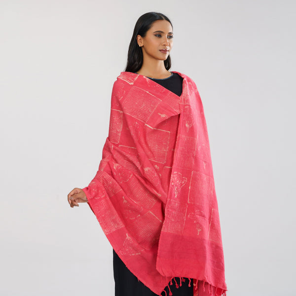 Ethnic Lac Cotton Shawl