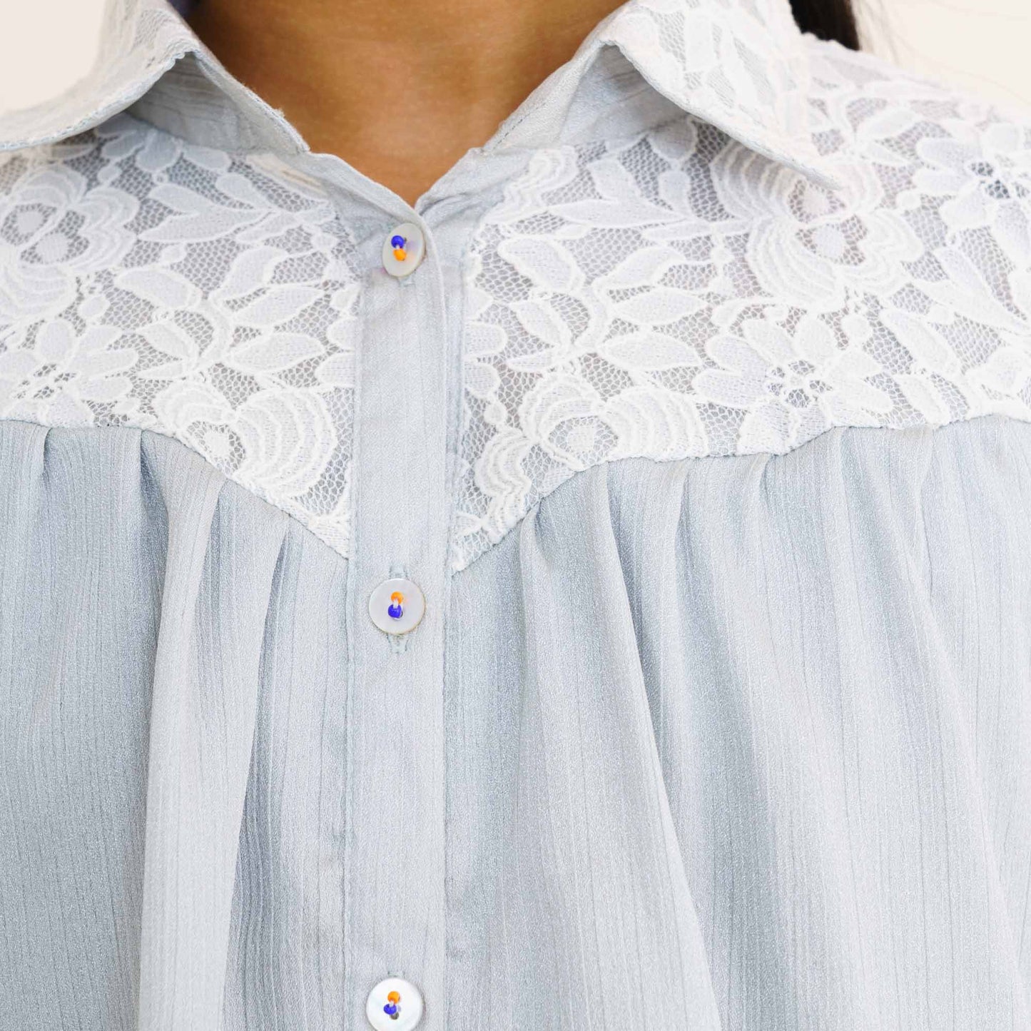 Teen Girls Silver Tunic