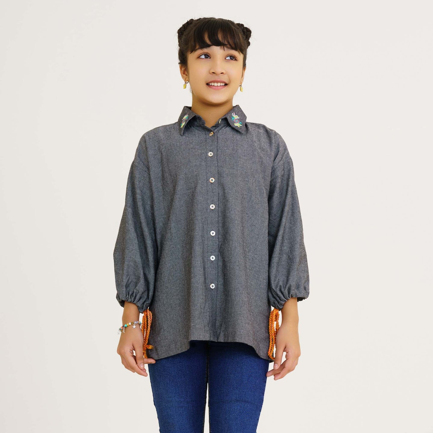 Girl's Teen Black Tunic