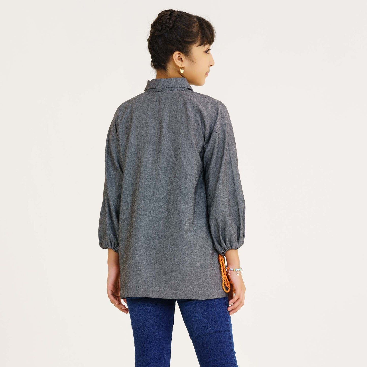 Girls Teen Black Tunic