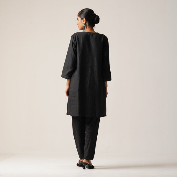 ETHNIC WORKWEAR 2PCS-BLACK