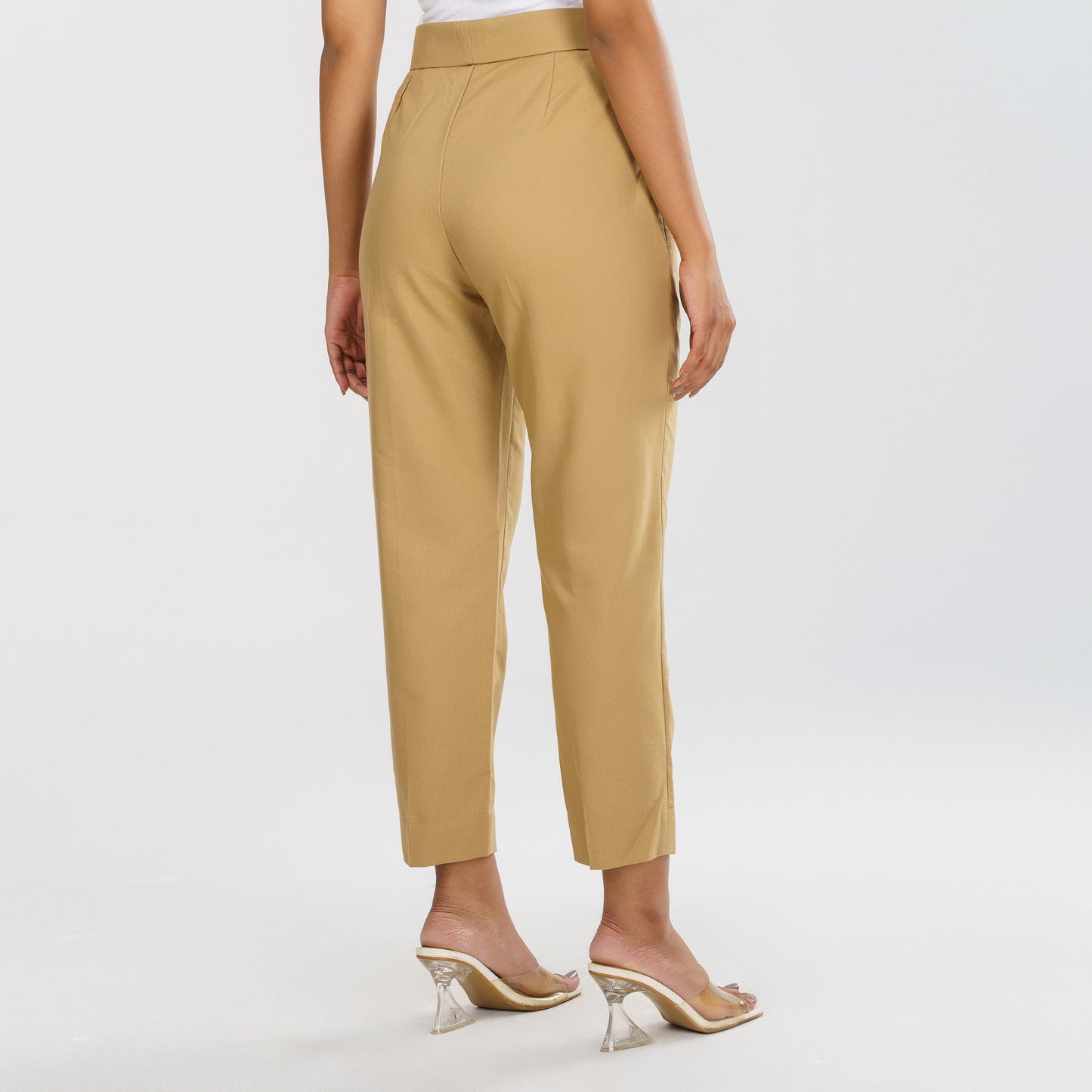 Women's Beige Workwear Bottom