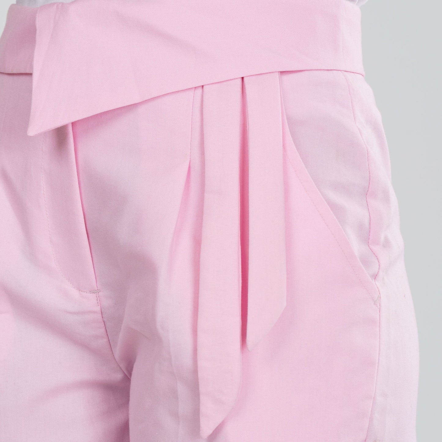Women's Baby Pink Workwear Bottom