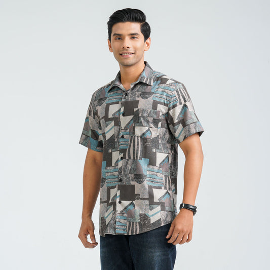 Men’s Lemon Blended Casual Shirt