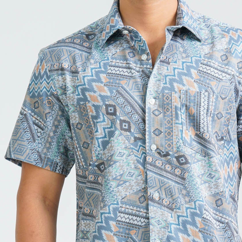 Men’s Rainbow Blended Casual Shirt
