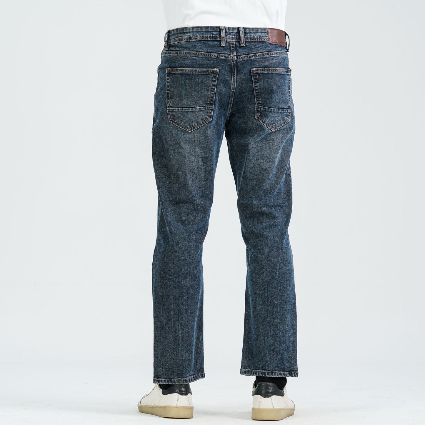 Men’s Mid Blue Cotton Denim Pant
