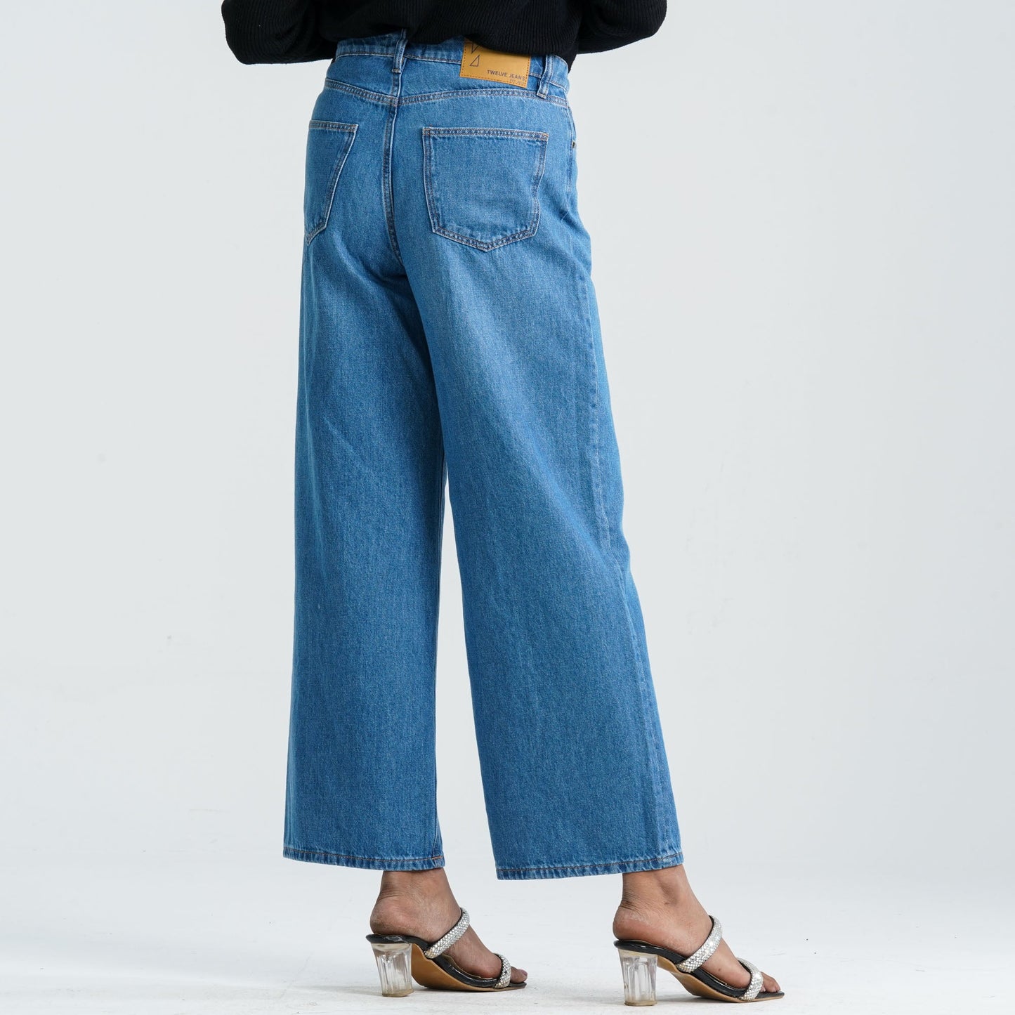 Women Denim Wide Leg Pant