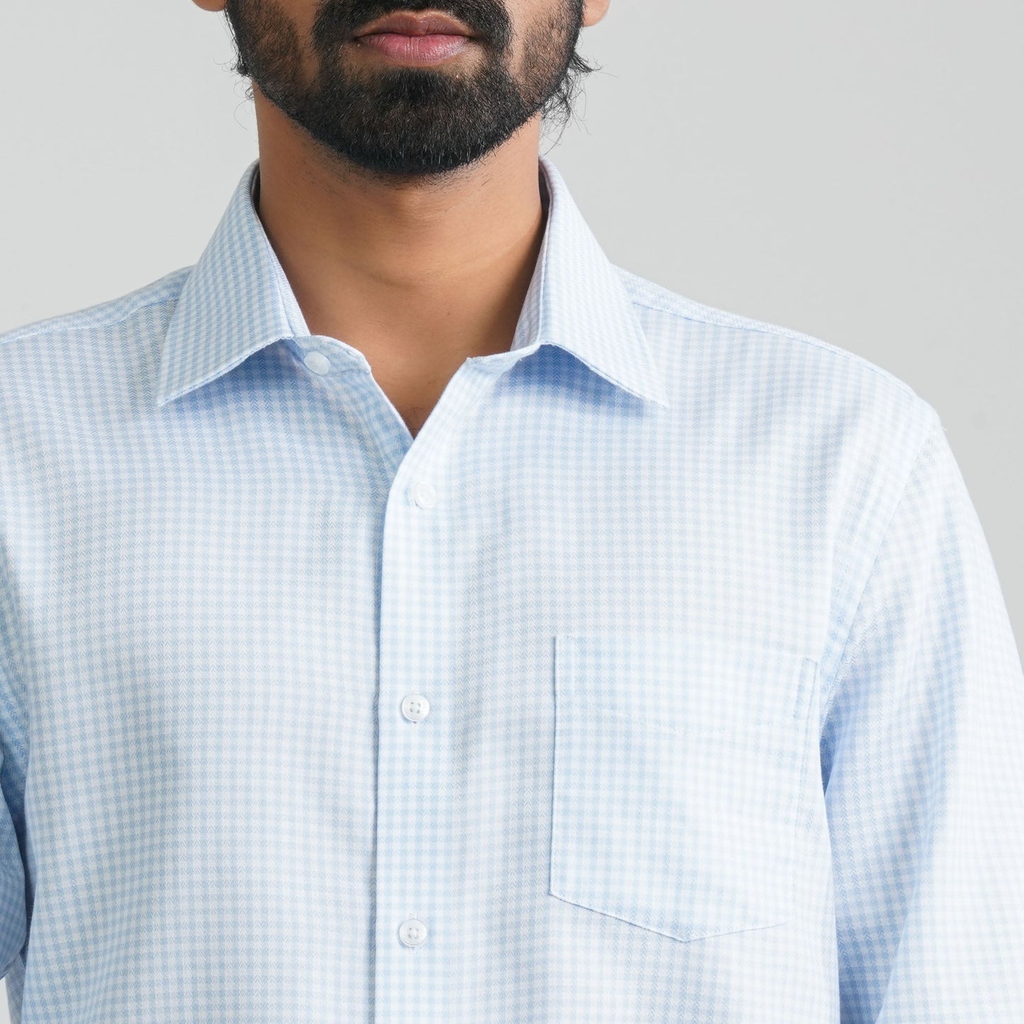 Men’s Sky Cotton Formal Shirt