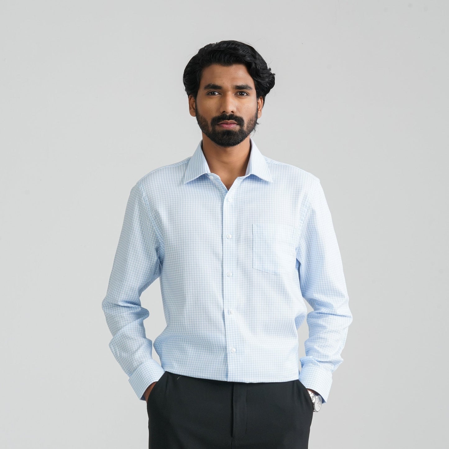 Men’s Sky Cotton Formal Shirt
