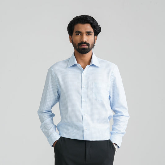 Men’s Sky Cotton Formal Shirt