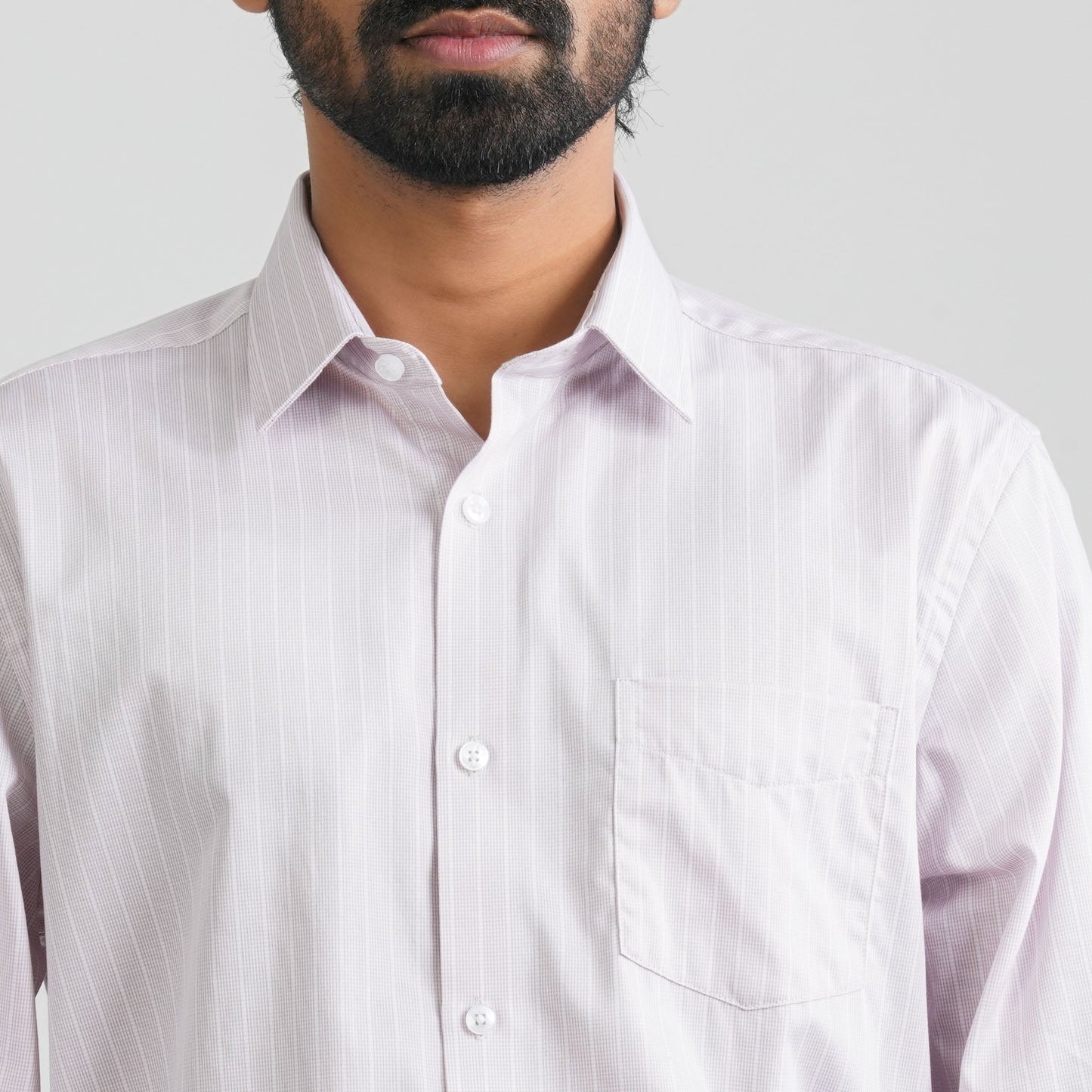 Men’s Pink Cotton Formal Shirt