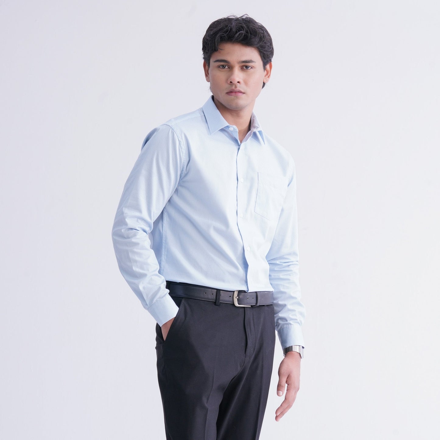 Mens Sky Stripe Shirt