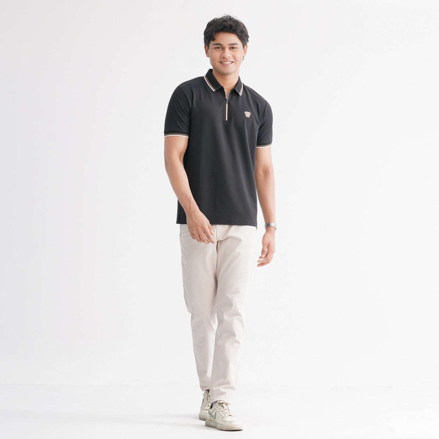 Men's Black Polo