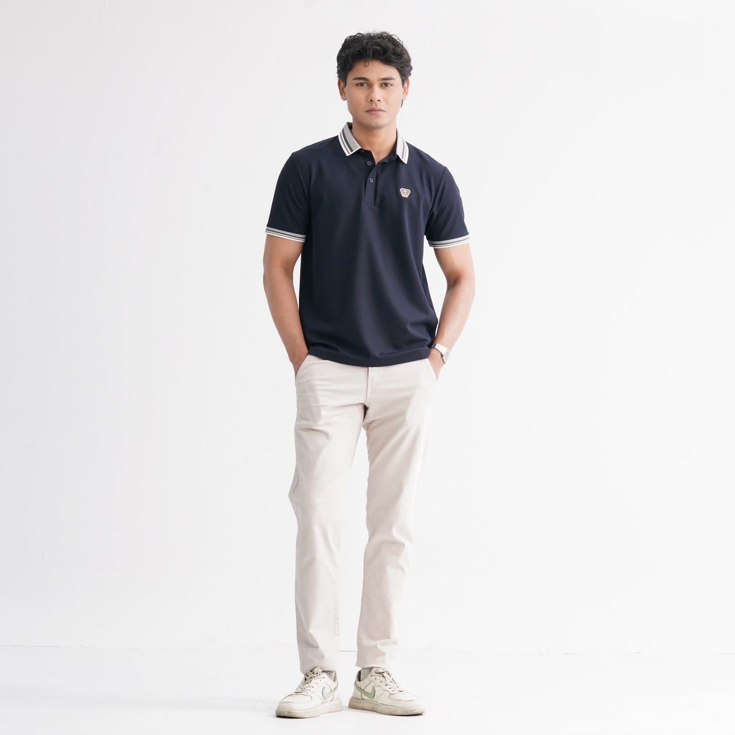Menâ€™s Navy Polo