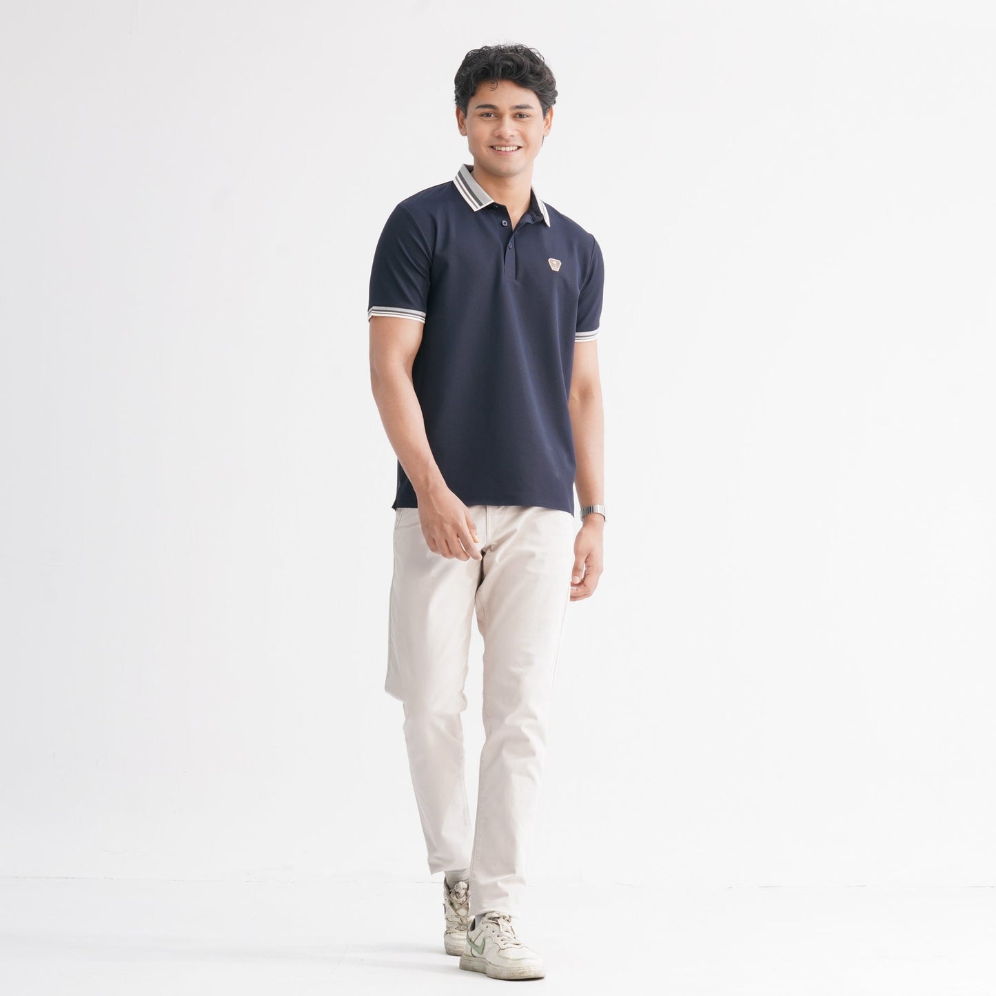 Menâ€™s Navy Polo