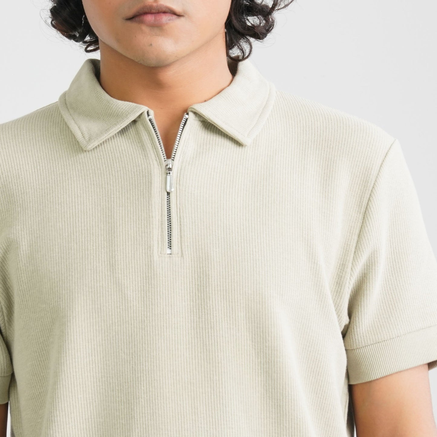 Men’s Beige Polo Shirt