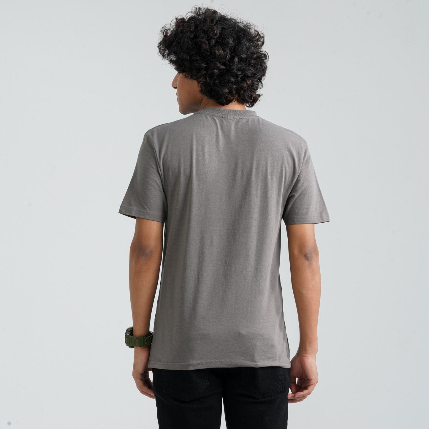 Men’s Grey Cotton T-Shirt