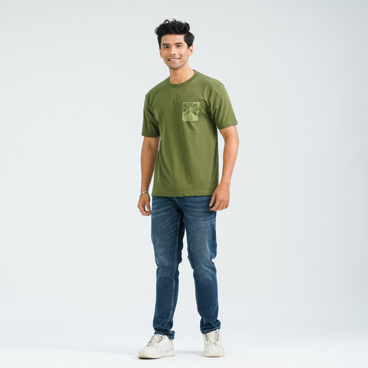 Men's Cotton Lime T-Shirt
