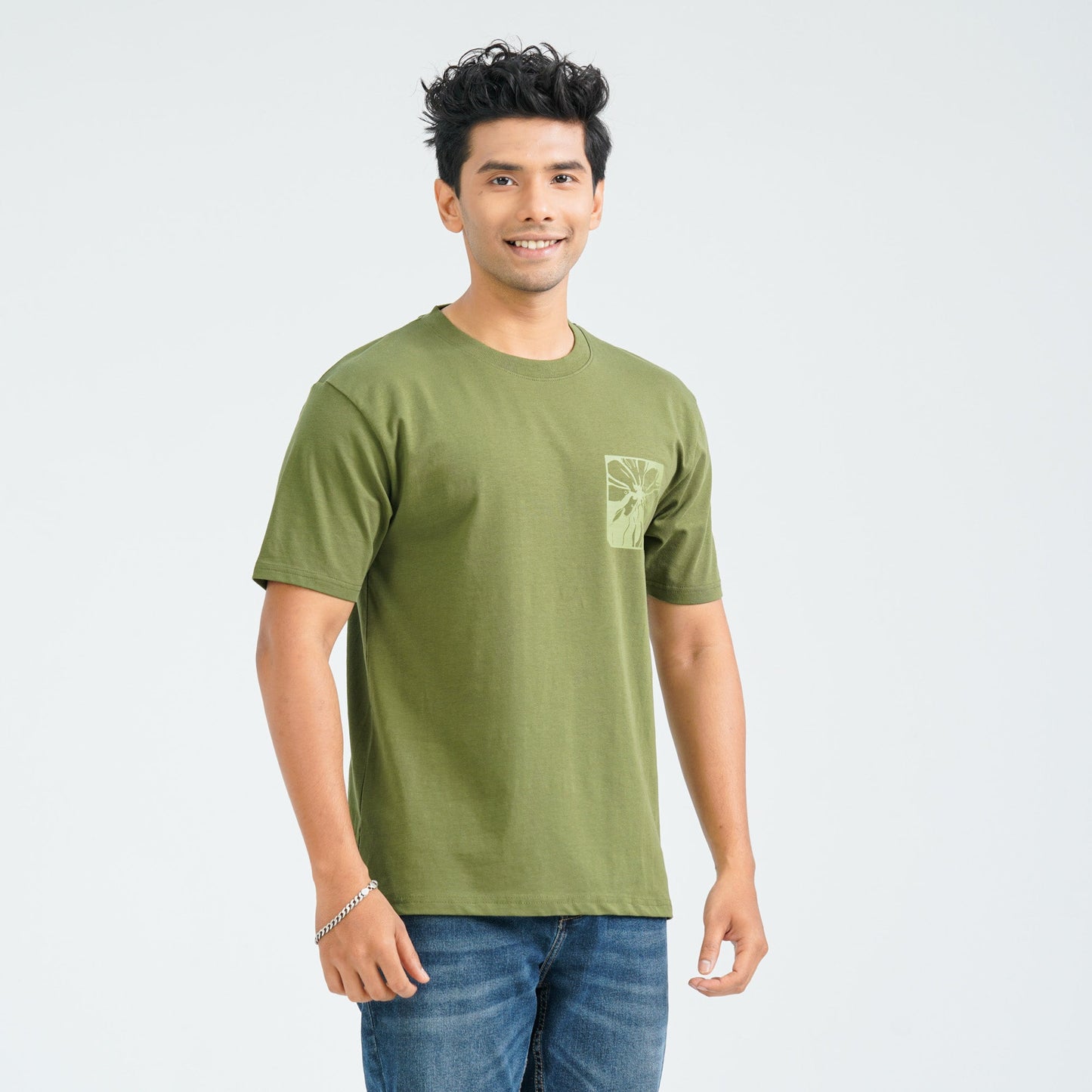 Men's Cotton Lime T-Shirt