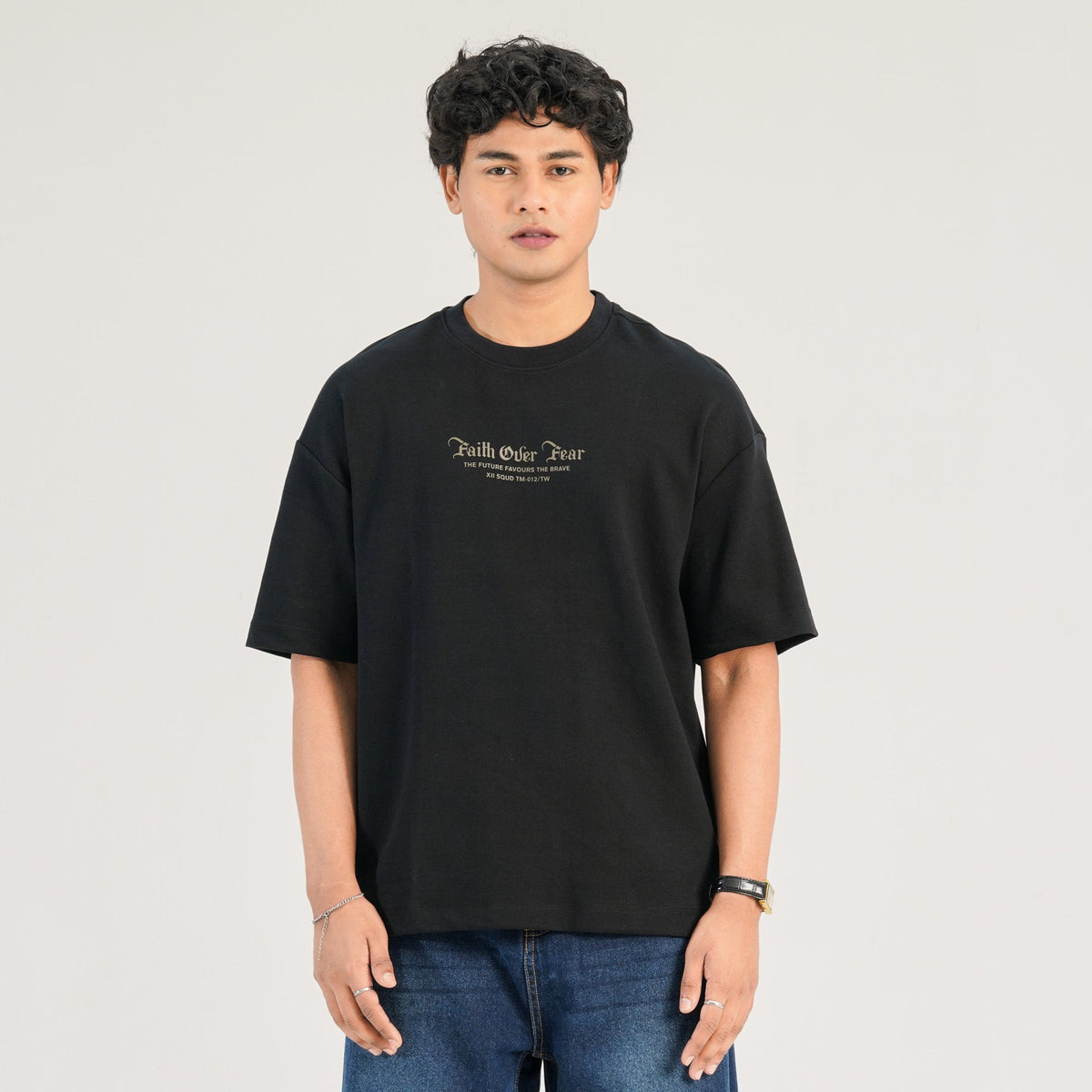 Mens Black Oversized T-Shirt