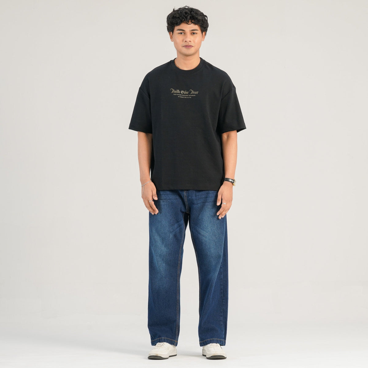 Mens Black Oversized T-Shirt