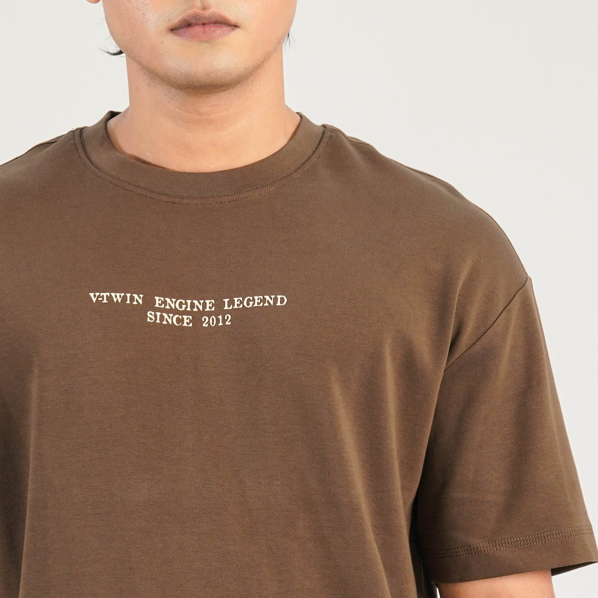Mens Brown Oversized T-Shirt