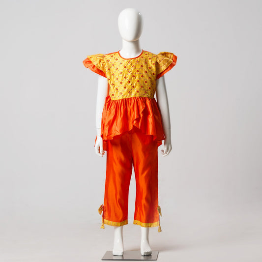 Girls Orange 2Pcs