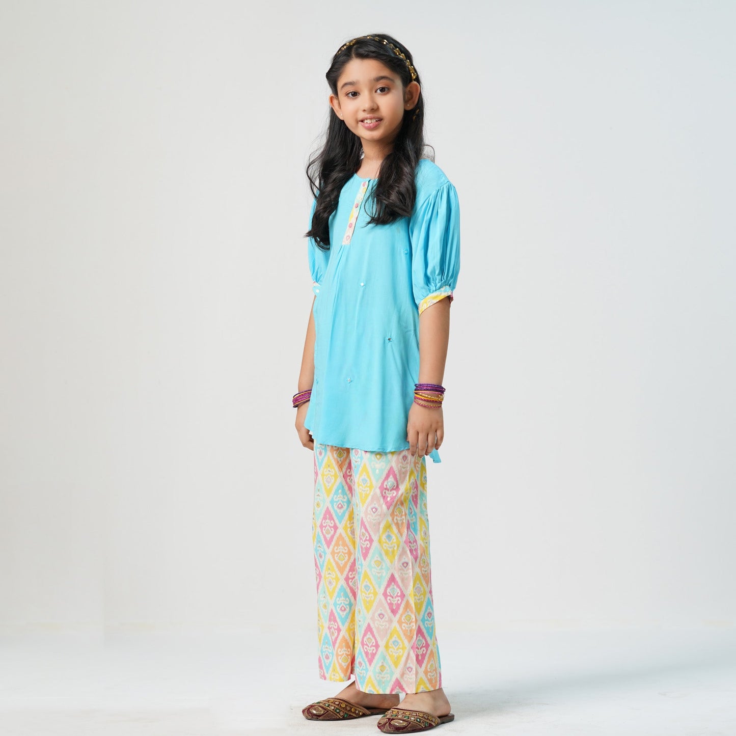 Girls Blue Two Piece