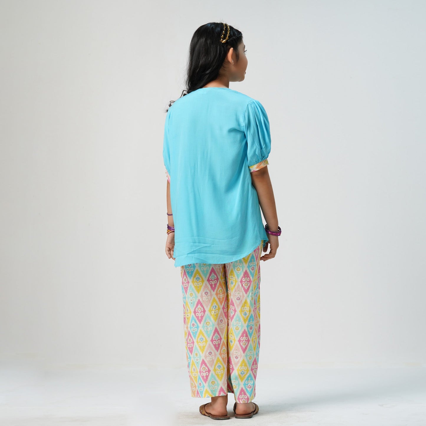 Girls Blue Two Piece