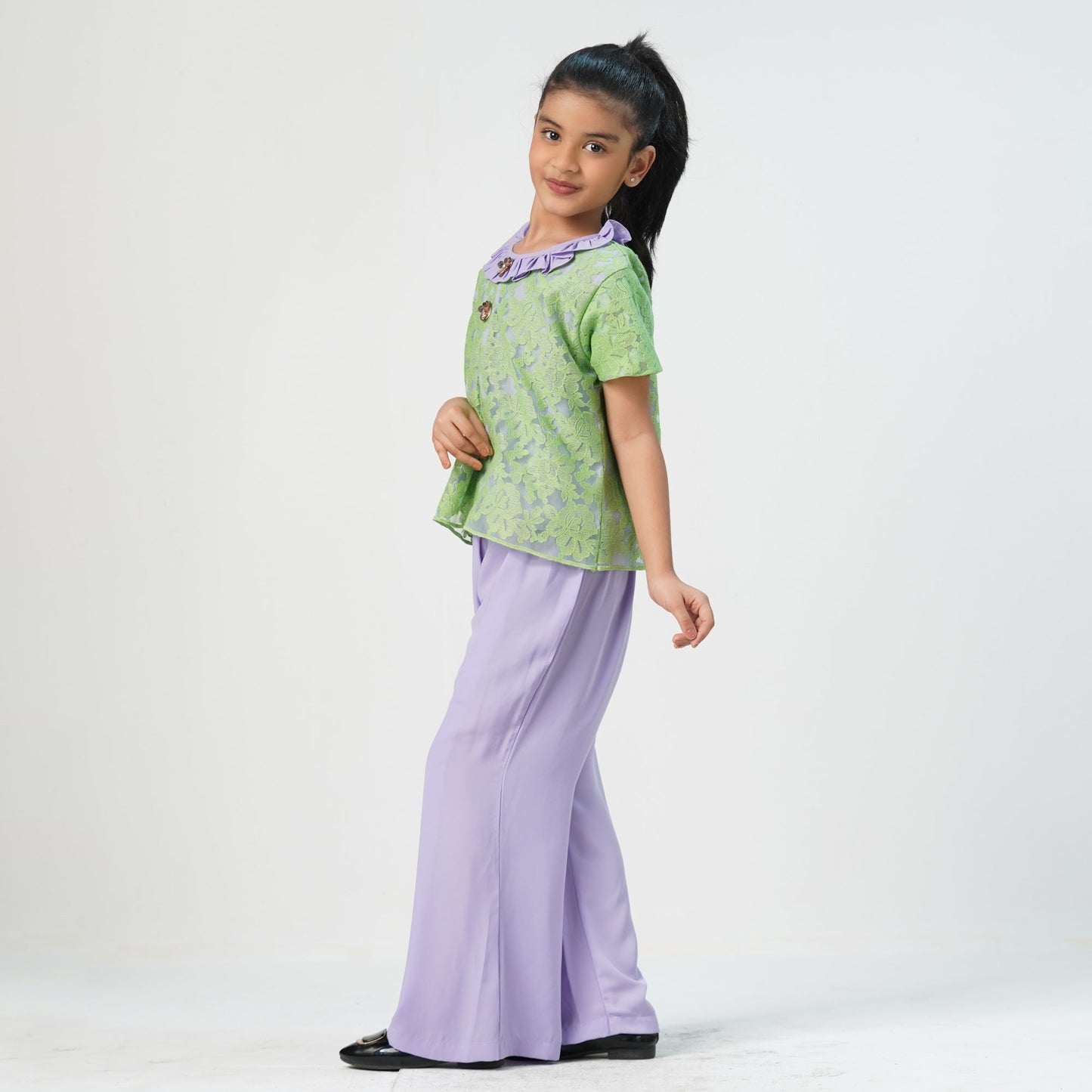 Girls Green Two Piece Set