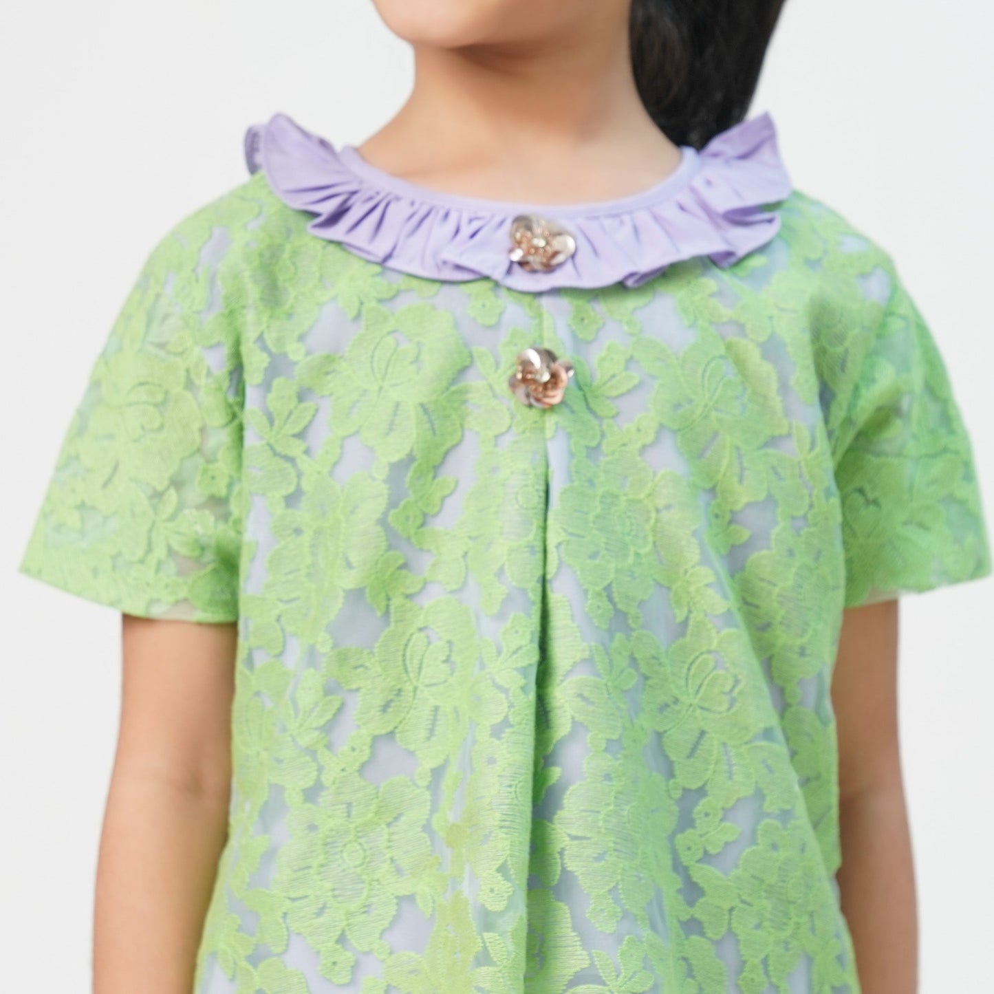 Girls Green Two Piece Set