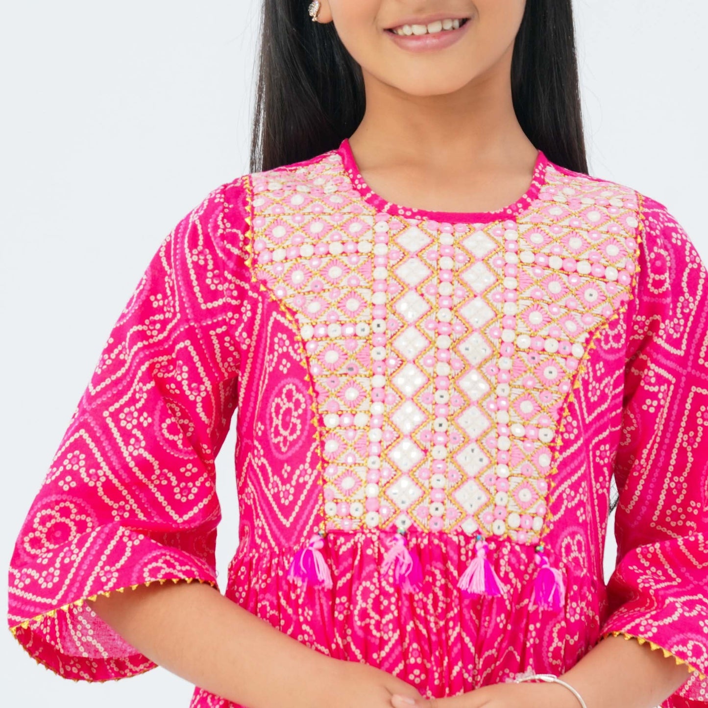 Girl's Magenta Two Piece Set