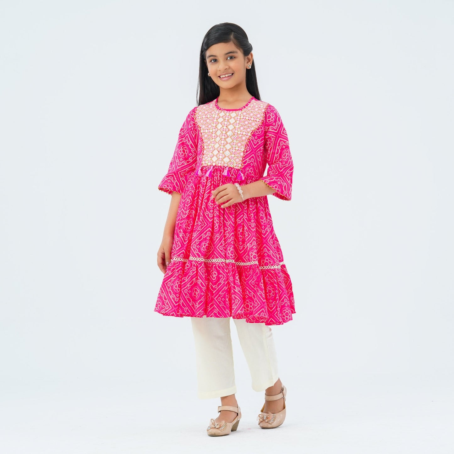 Girl's Magenta Two Piece Set