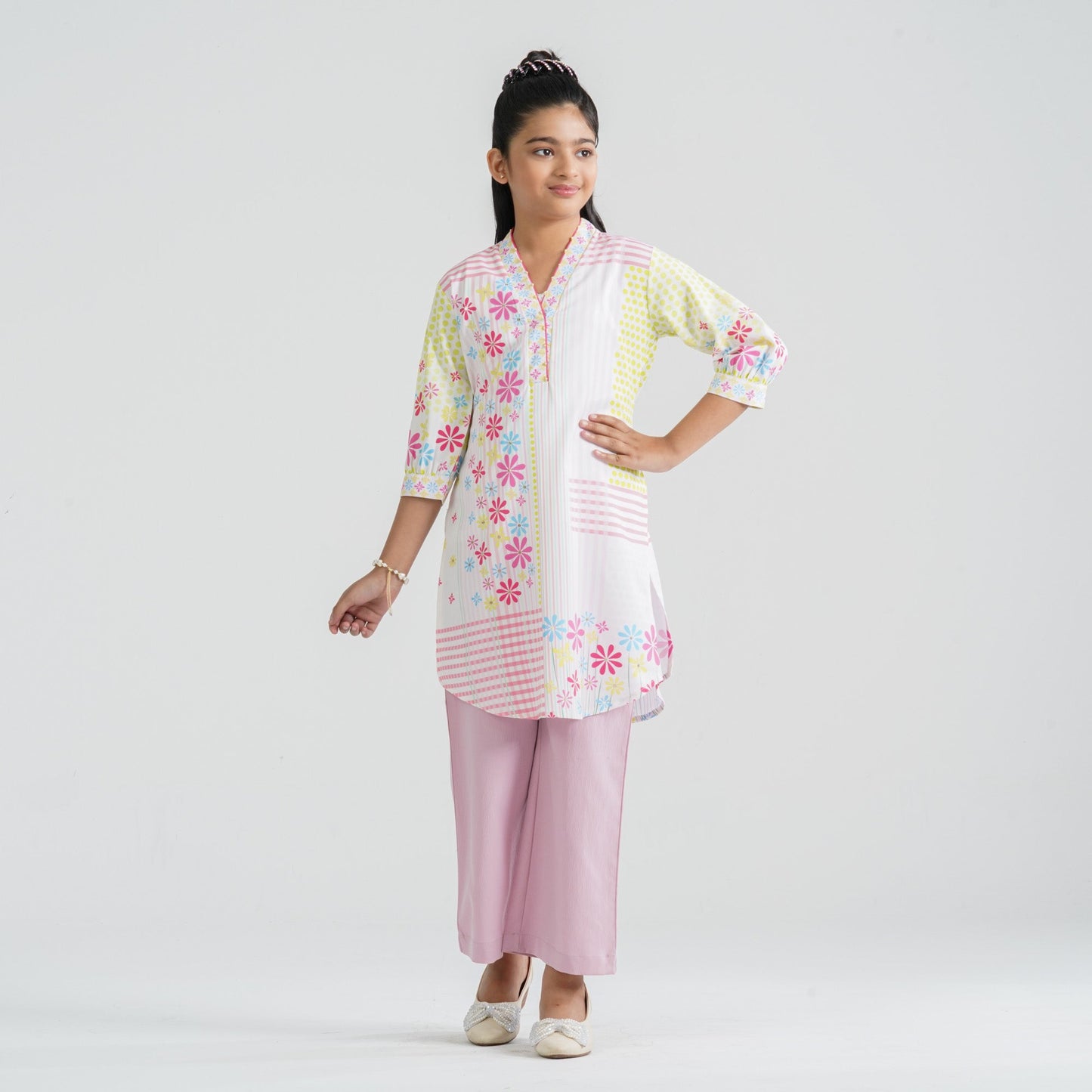 Girl’s Pink Two Piece Set