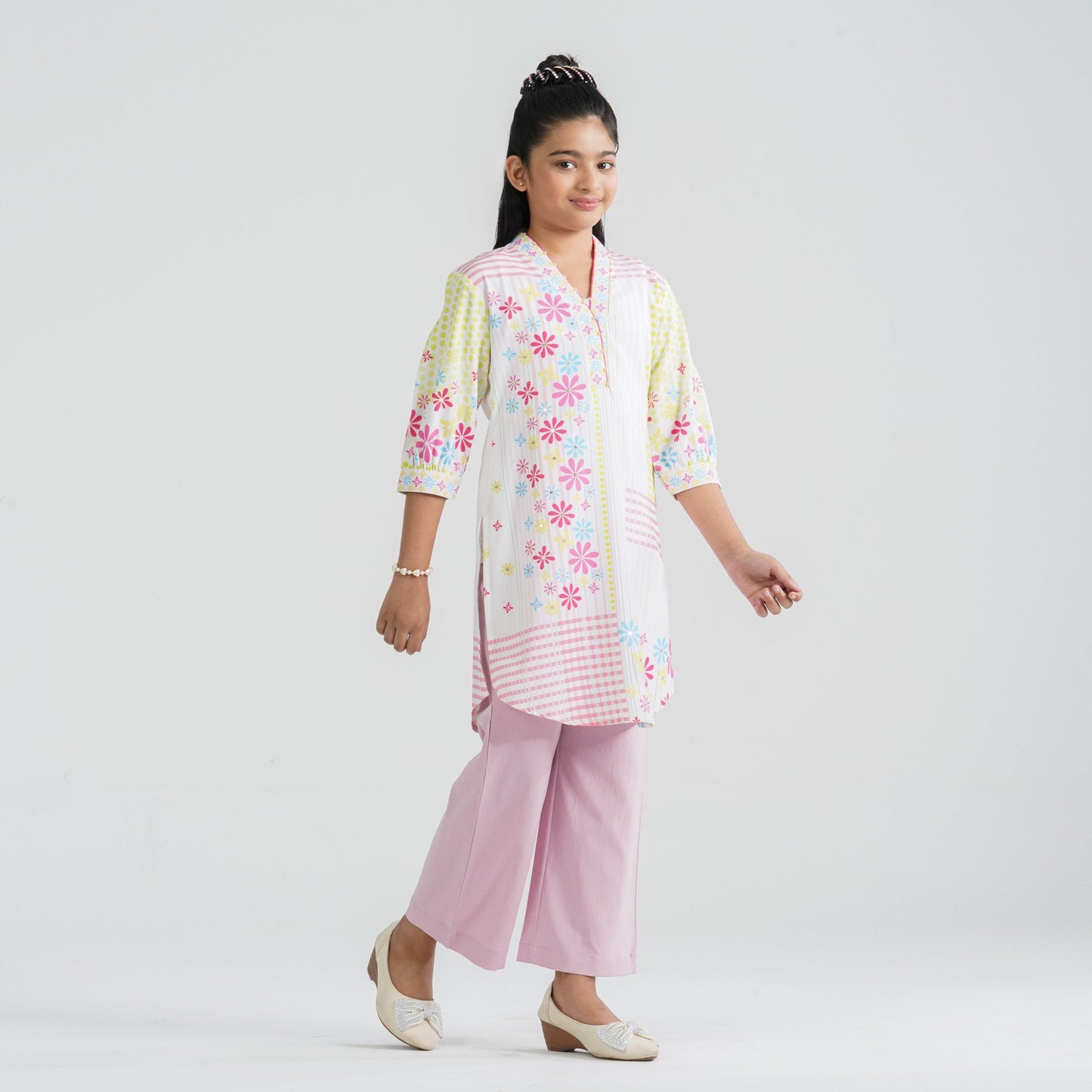 Girl’s Pink Two Piece Set