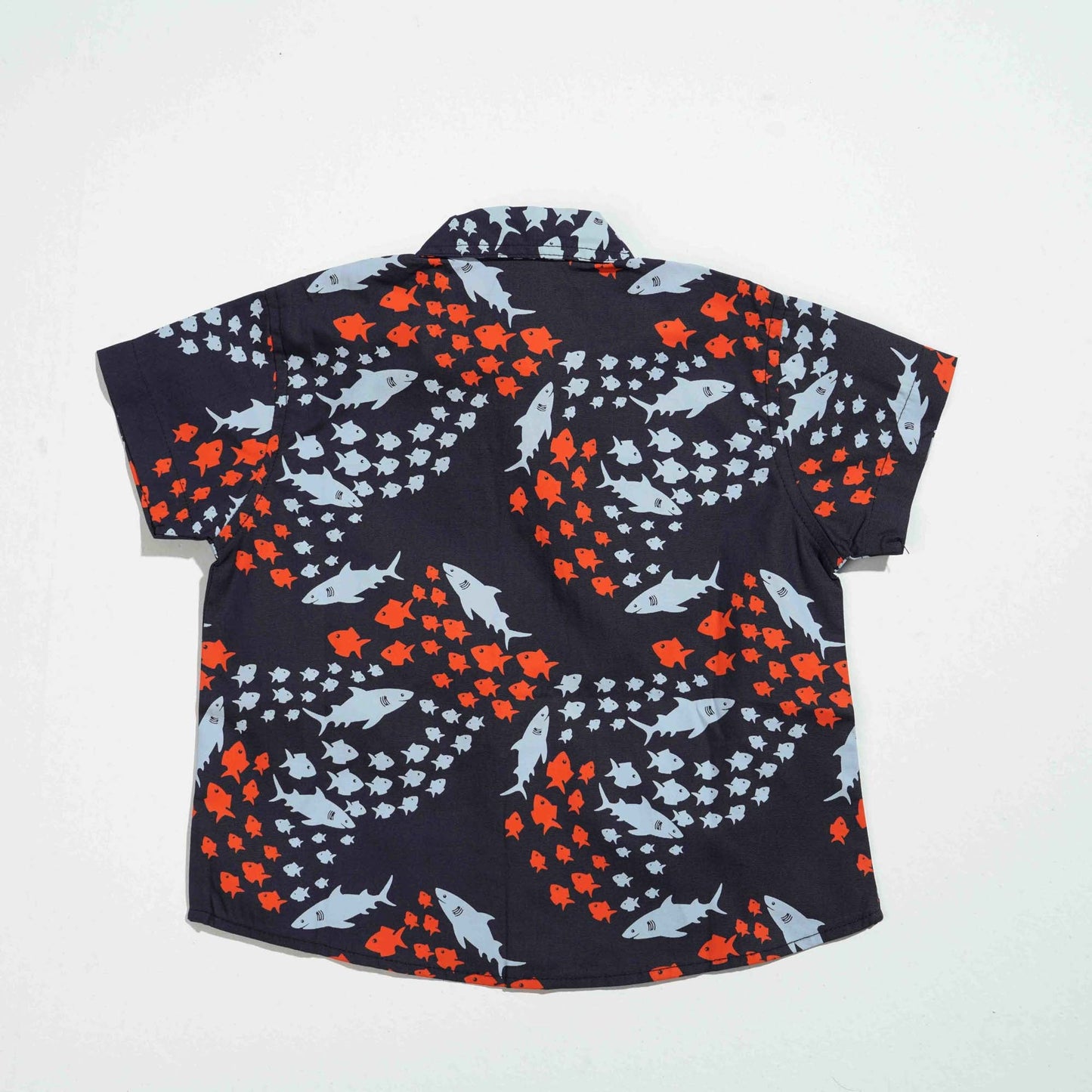 NEW BORN BOYS SHIRT - NAVY