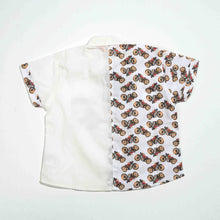 Load image into Gallery viewer, NEW BORN BOYS SHIRT - WHITE PRINT
