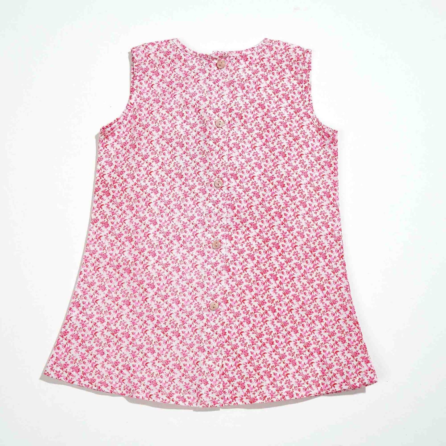 NEW BORN GIRLS 2 PCS- RED AOP