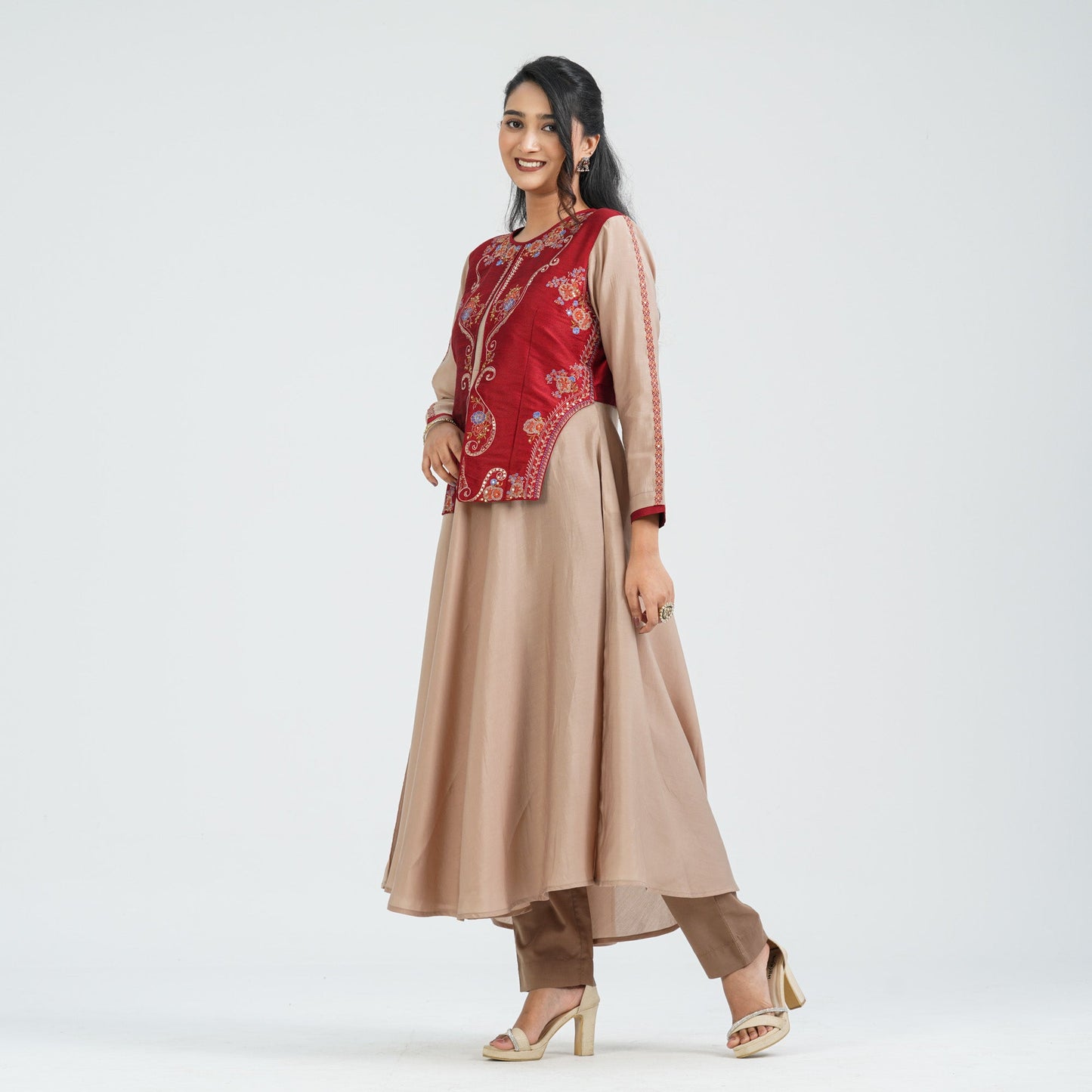 Womenâ€™s Embroidered Fusion Two Piece