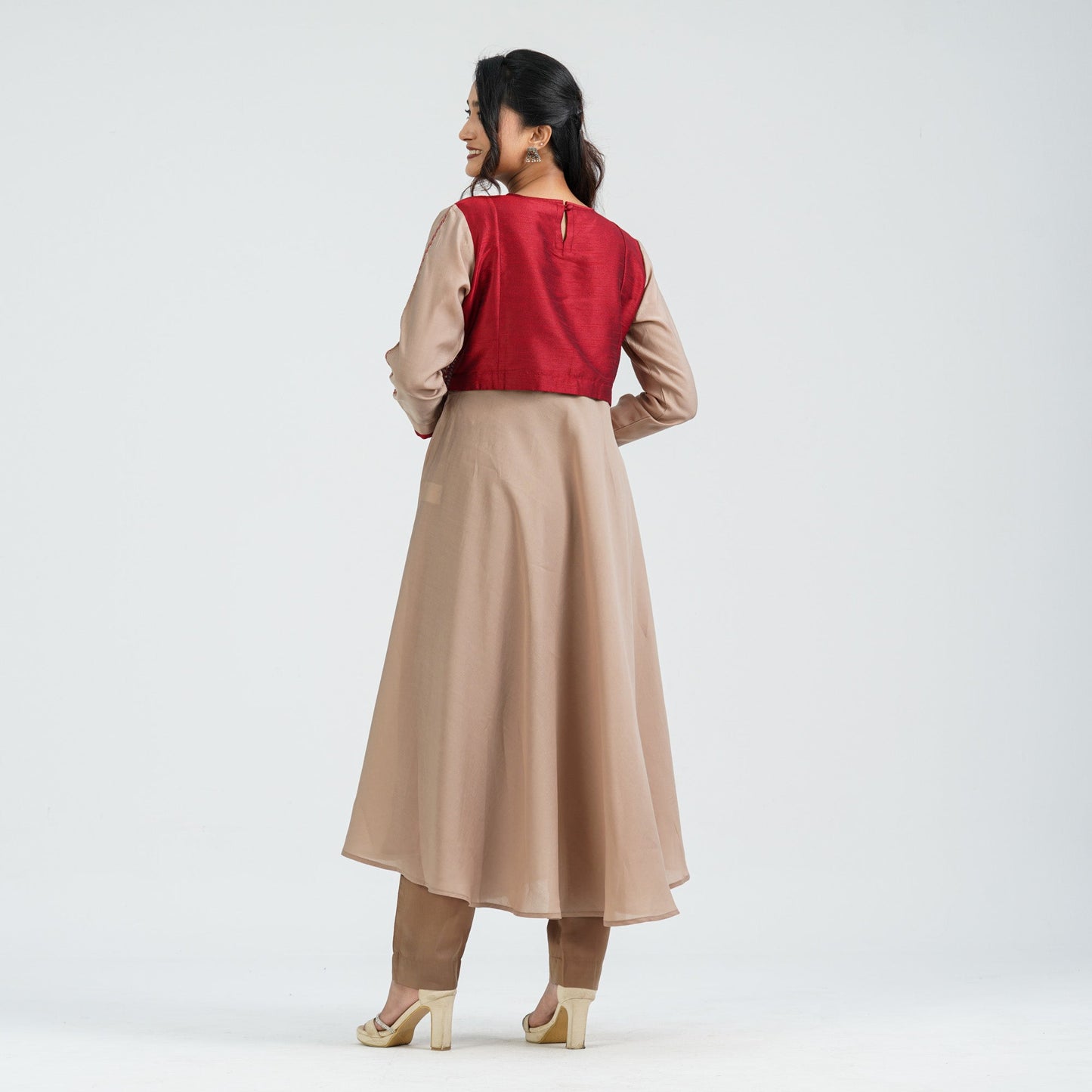 Womenâ€™s Embroidered Fusion Two Piece