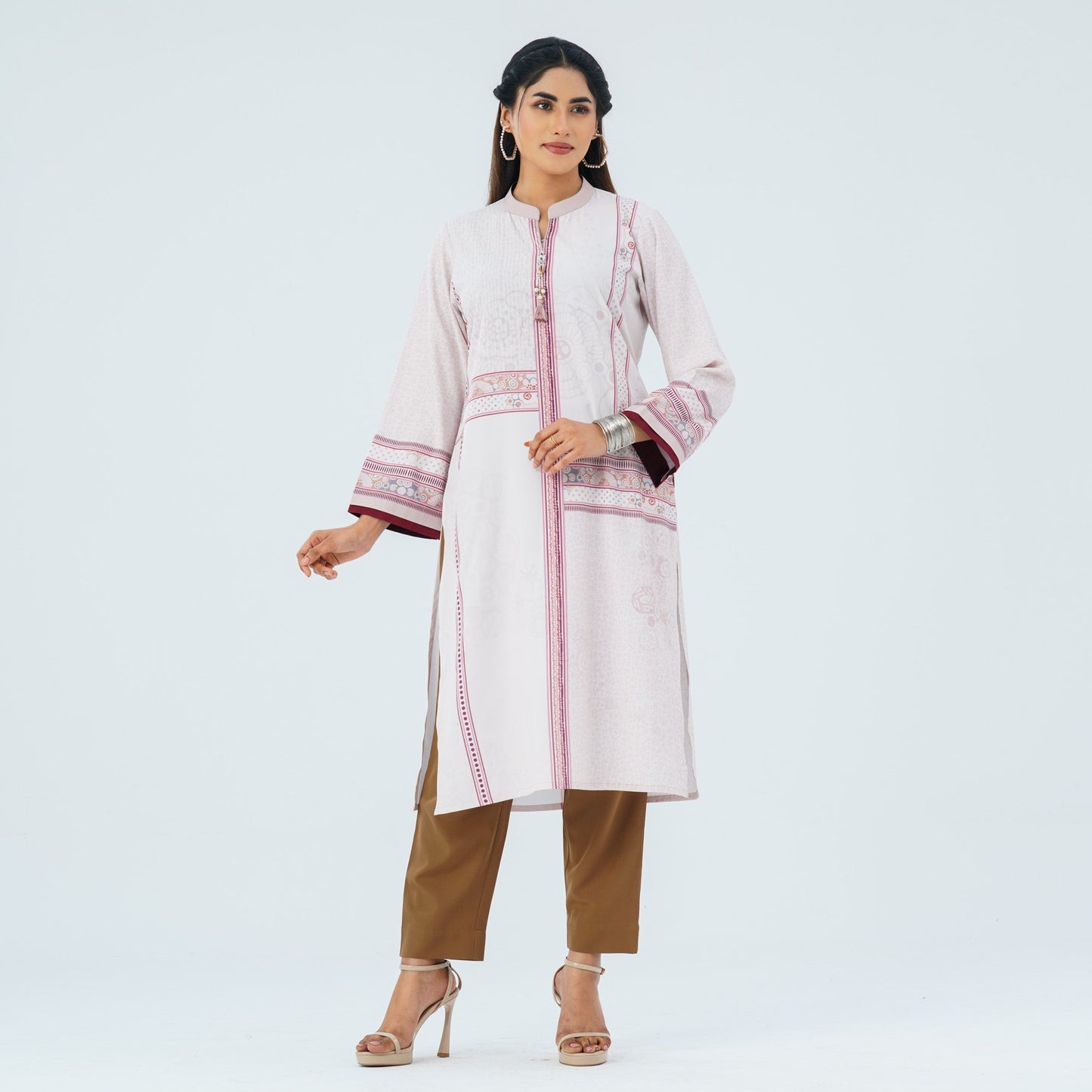 Women’s Beige Two Piece Set