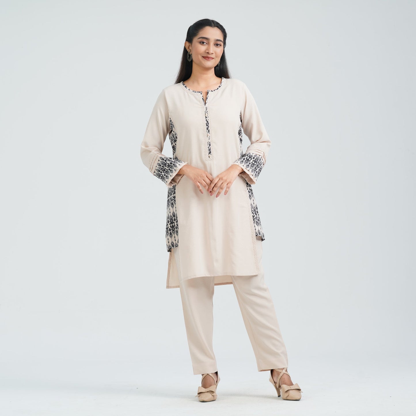 Womenâ€™s Blended Silk Two Piece Set