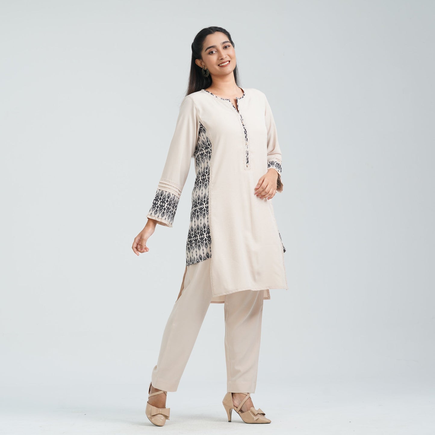 Womenâ€™s Blended Silk Two Piece Set