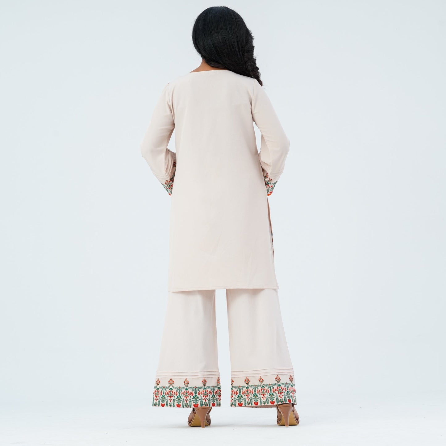 Womens Blended Silk Two Piece Set