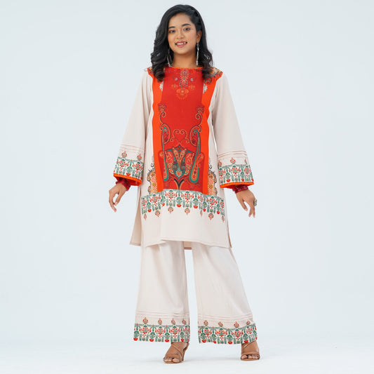 Womens Blended Silk Two Piece Set