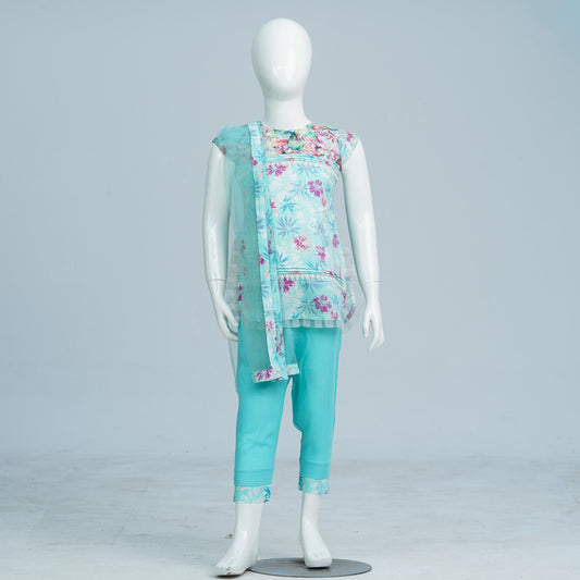 Girl's Paste Color Three Piece Set
